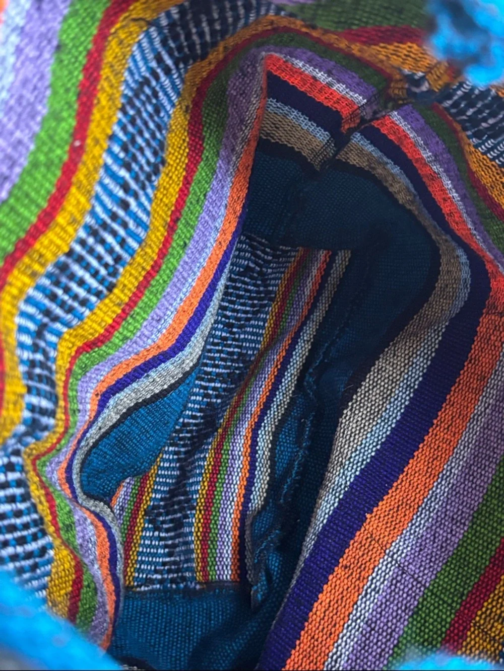 Pinzon Boho‎ Bright Multicolored Cotton Backpack OS